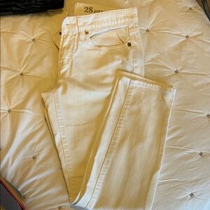 J. Crew Cream Ankle Jeans for Women